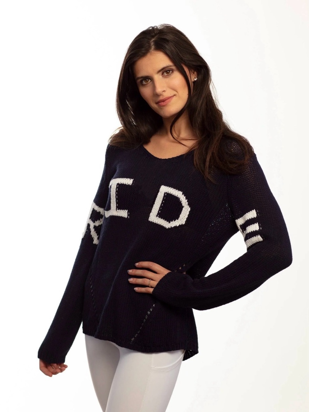Goode Rider Navy RIDE Sweater - Medium - Picture 2 of 11